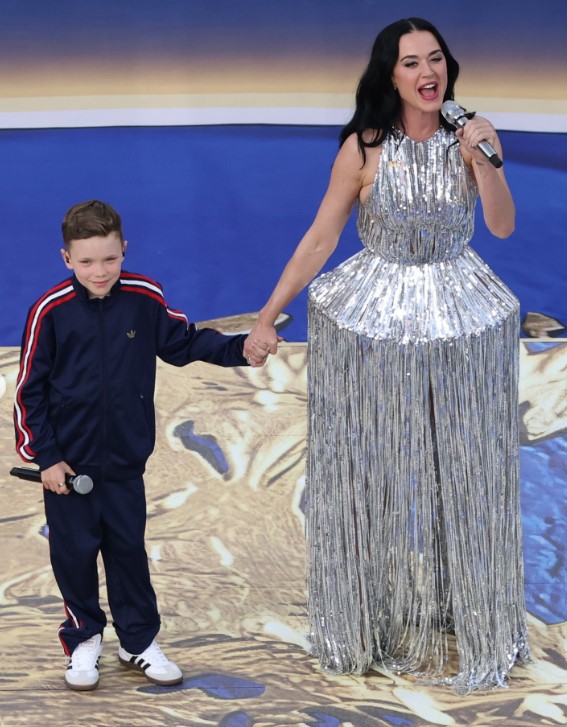 Katy Perry performs WONDER with Tius Luka in the opening ceremony of the 2026 World Cup football tournament