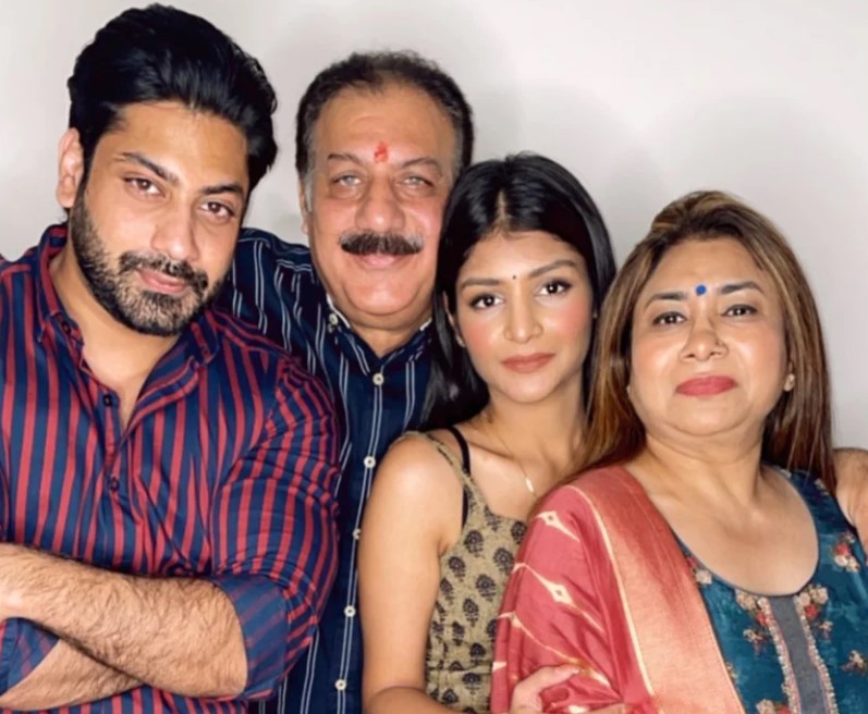 Sadhika Sehgal with her family