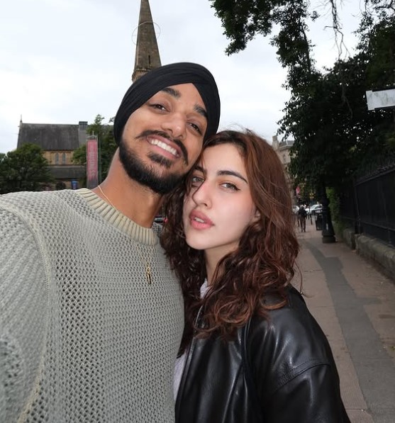 Samreen Kaur with Arshdeep Singh