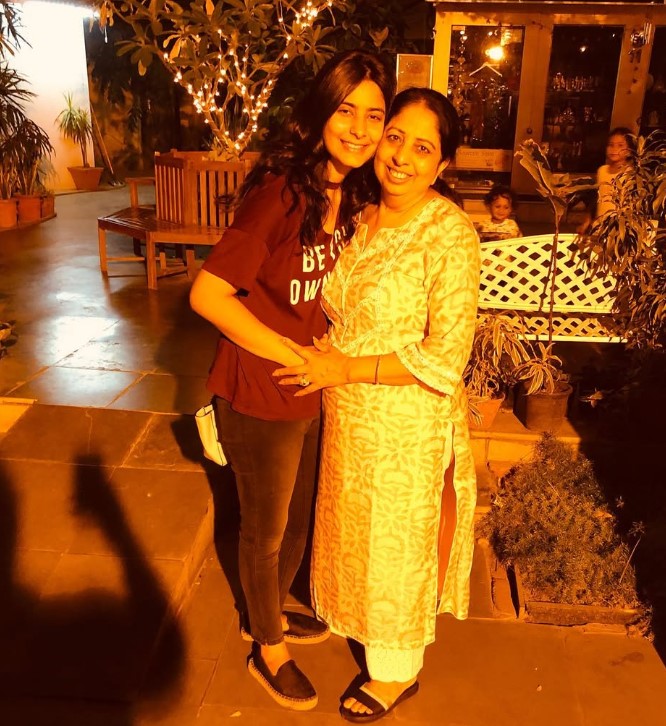 Swati Sachdeva with her mom