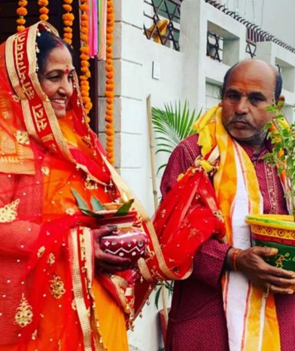 Purnima Tiwari's parents